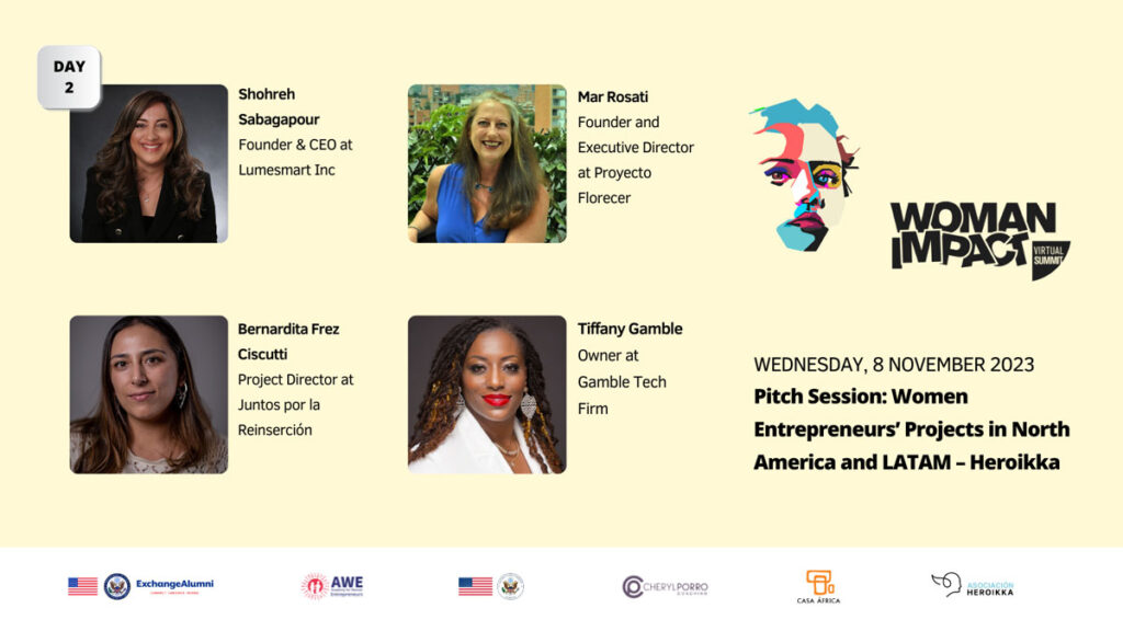 Woman-Impact-Summit-2023-Pitch-Session-Woman-Entrepreneurs’-Project-in-North-America-and-LATAM-Heroikka