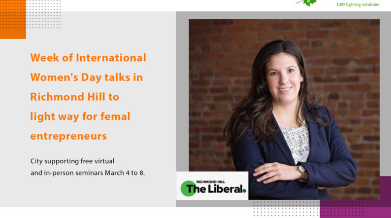 Week-of-International-Women's-Day-talks-in-Richmond-Hill-to-light-way-for-female-entrepreneurs-lumesmart-shohreh-sabaghpour